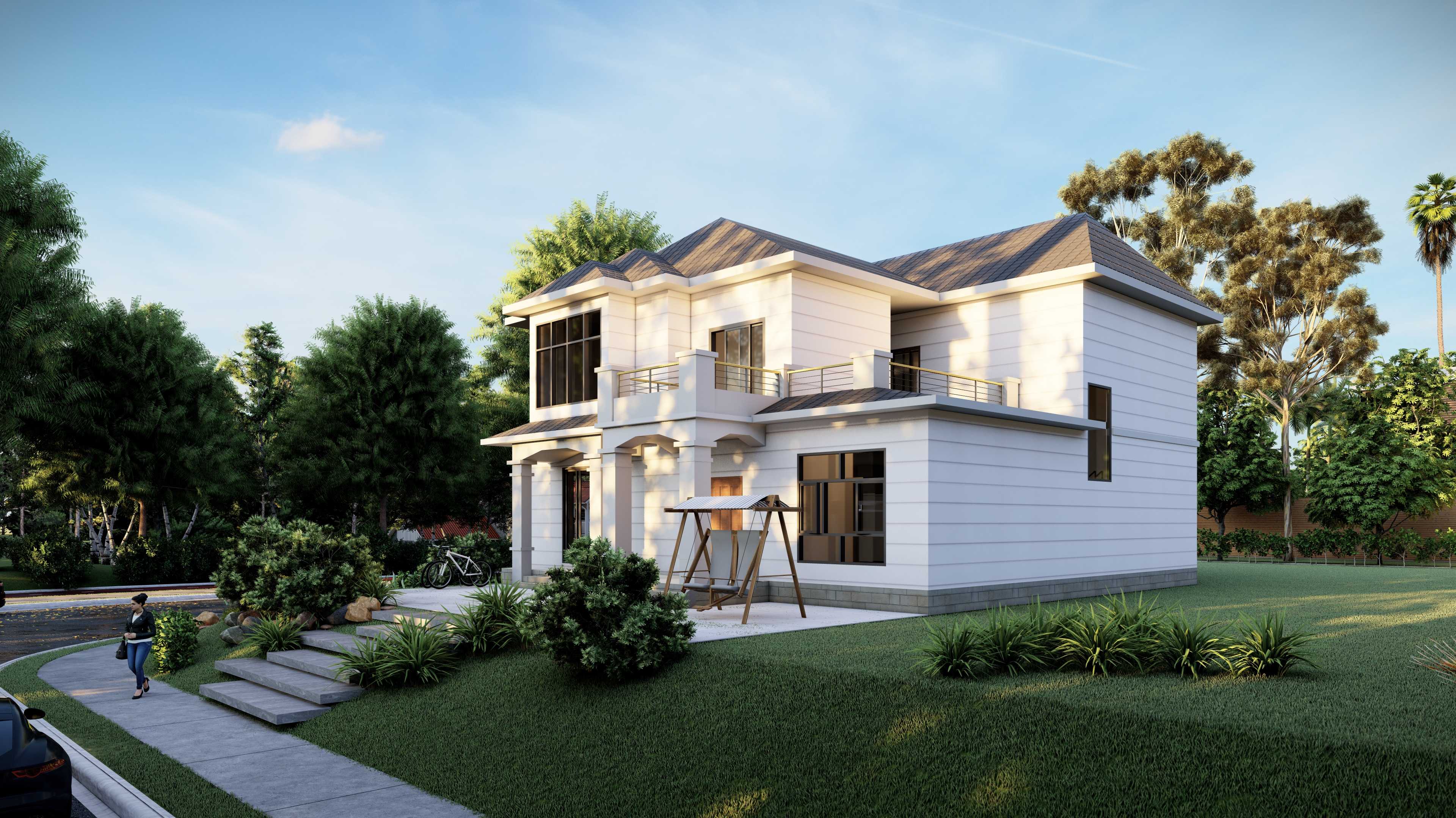 Light steel villas built in the United S